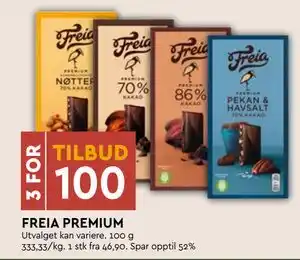 Coop Mega FREIA PREMIUM, NOK 100 tilbud