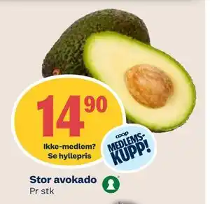 Coop Mega Stor avokado, Medlemspris tilbud