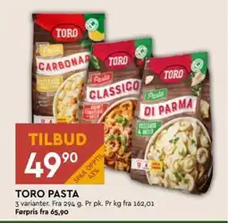 Coop Mega TORO PASTA, NOK 49.9 tilbud