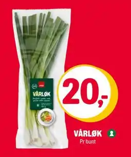 Coop Extra VÅRLØK, NOK 20 tilbud