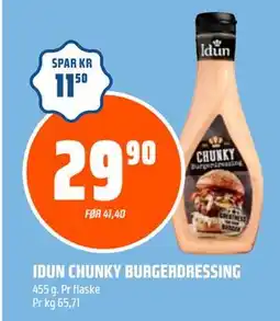 Coop Obs IDUN CHUNKY BURGERDRESSING, NOK 29.9 tilbud