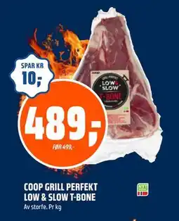 Coop Obs COOP GRILL PERFEKT LOW & SLOW T-BONE, NOK 489 tilbud