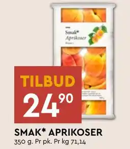 Coop Mega SMAK* APRIKOSER, NOK 24.9 tilbud