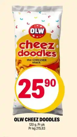 Coop Extra OLW CHEEZ DOODLES, NOK 25.9 tilbud