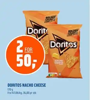 Coop Obs DORITOS NACHO CHEESE, NOK 50 tilbud
