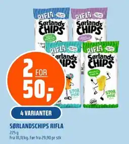 Coop Obs SØRLANDSCHIPS RIFLA, NOK 50 tilbud
