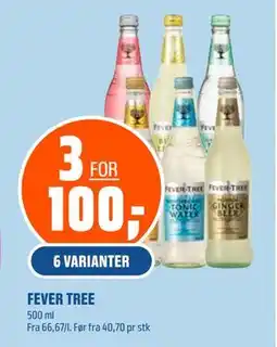 Coop Obs FEVER TREE, NOK 100 tilbud