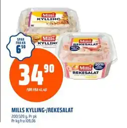 Coop Obs MILLS KYLLING-/REKESALAT, NOK 34.9 tilbud