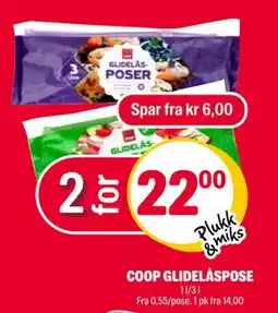 Coop Extra COOP GLIDELÅSPOSE, NOK 22 tilbud