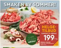 Coop Mega FERSKE REKER, NOK 199 tilbud