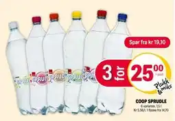 Coop Extra COOP SPRUDLE, NOK 25 tilbud