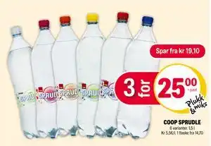 Coop Extra COOP SPRUDLE, NOK 25 tilbud