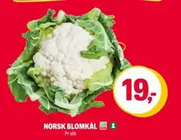 Coop Extra NORSK BLOMKÅL, NOK 19 tilbud