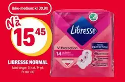 Coop Extra LIBRESSE NORMAL, NOK 30.9, Medlemspris tilbud