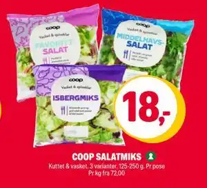Coop Extra COOP SALATMIKS, NOK 18 tilbud