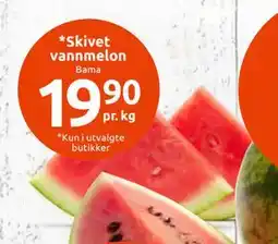 Joker Skivet vannmelon, NOK 19.9 tilbud