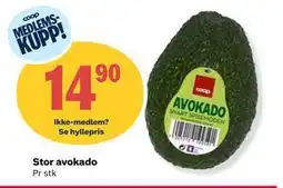 Coop Extra Stor avokado, Medlemspris tilbud