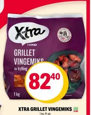 Coop Extra XTRA GRILLET VINGEMIKS, NOK 82.4 tilbud