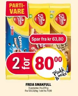 Coop Extra FREIA SMAKFULL, NOK 80 tilbud