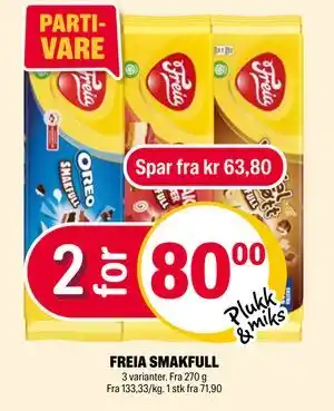 Coop Extra FREIA SMAKFULL, NOK 80 tilbud