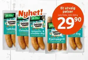 Joker Et utvalg pølser, NOK 29.9 tilbud