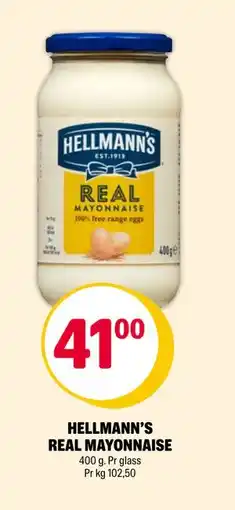 Coop Extra HELLMANN’S REAL MAYONNAISE, NOK 41 tilbud