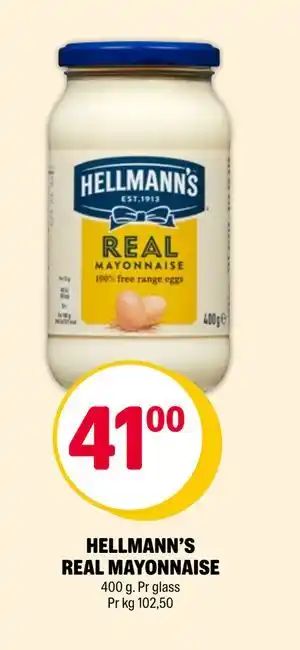 Coop Extra HELLMANN’S REAL MAYONNAISE, NOK 41 tilbud