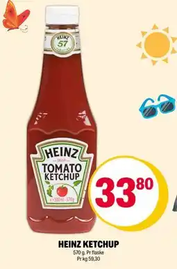 Coop Extra HEINZ KETCHUP, NOK 33.8 tilbud