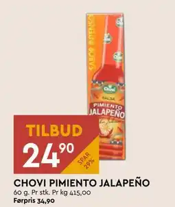 Coop Mega CHOVI PIMIENTO JALAPEÑO, NOK 24.9 tilbud