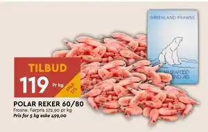 Coop Mega POLAR REKER 60/80, NOK 119 tilbud