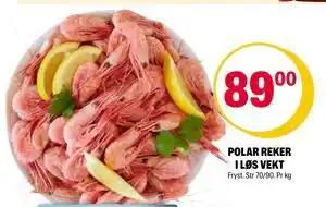 Coop Extra POLAR REKER I LØS VEKT, NOK 89 tilbud