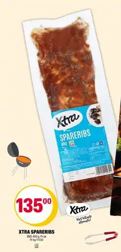 Coop Extra XTRA SPARERIBS, NOK 135 tilbud