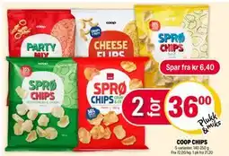 Coop Extra COOP CHIPS, NOK 36 tilbud
