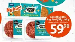 Joker Lakseburger/ Big Beef/Big Juicy, NOK 59.9 tilbud