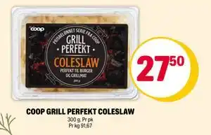 Coop Extra COOP GRILL PERFEKT COLESLAW, NOK 27.5 tilbud