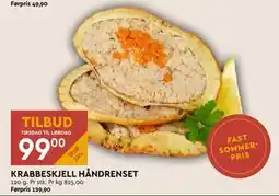 Coop Mega KRABBESKJELL HÅNDRENSET, NOK 99 tilbud