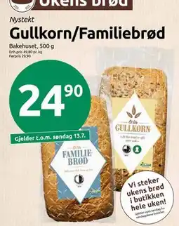 Joker Gullkorn/Familiebrød, NOK 24.9 tilbud