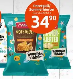 Joker Potetgull/ Sommerhjerter, NOK 34.9 tilbud