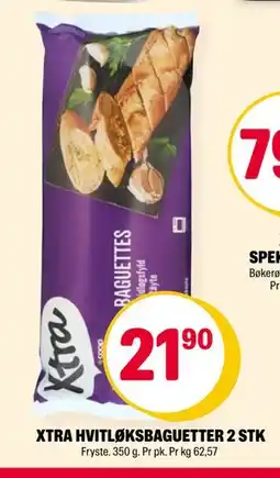 Coop Extra XTRA HVITLØKSBAGUETTER 2 STK, NOK 21.9 tilbud
