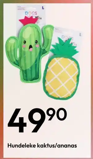 Gigaboks Hundeleke kaktus/ananas, NOK 49.9 tilbud