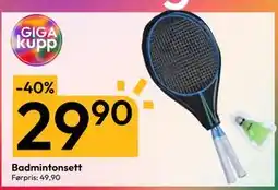 Gigaboks Badmintonsett, NOK 29.9 tilbud