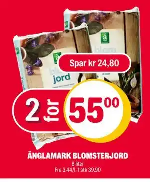 Coop Extra ÄNGLAMARK BLOMSTERJORD, NOK 55 tilbud