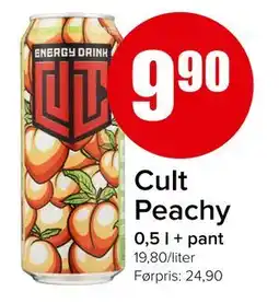 Spar Cult Peachy, NOK 9.9 tilbud