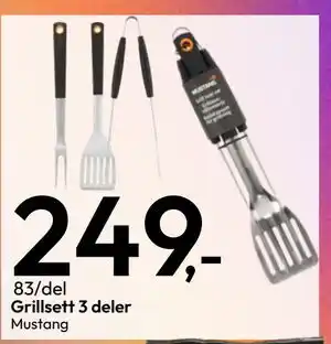 Gigaboks Grillsett 3 deler, NOK 249 tilbud
