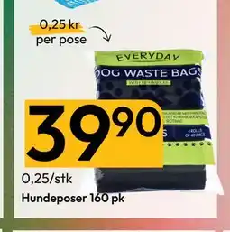 Gigaboks Hundeposer 160 pk., NOK 39.9 tilbud