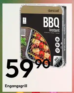 Gigaboks Engangsgrill, NOK 59.9 tilbud