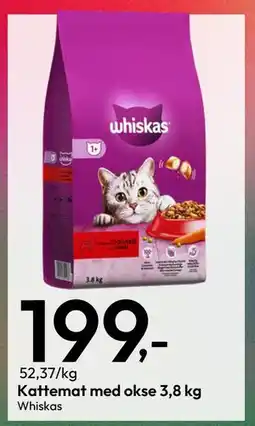 Gigaboks Kattemat med okse 3,8 kg, NOK 199 tilbud