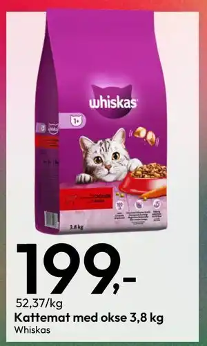 Gigaboks Kattemat med okse 3,8 kg, NOK 199 tilbud
