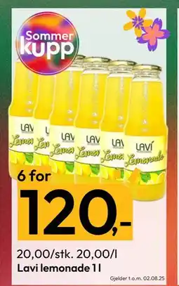 Gigaboks Lavi lemonade 1 l, NOK 120 tilbud