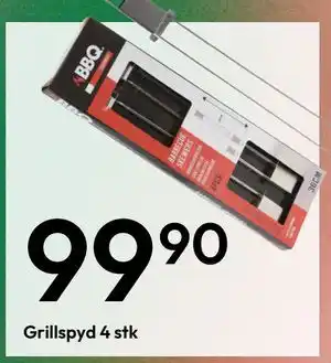 Gigaboks Grillspyd 4 stk, NOK 99.9 tilbud